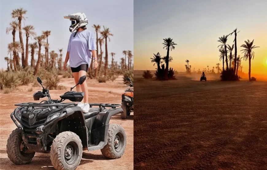 Quad biking in Palm Grove Marrakech