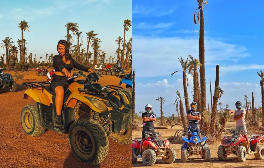 Quad biking in Palm Grove Marrakech