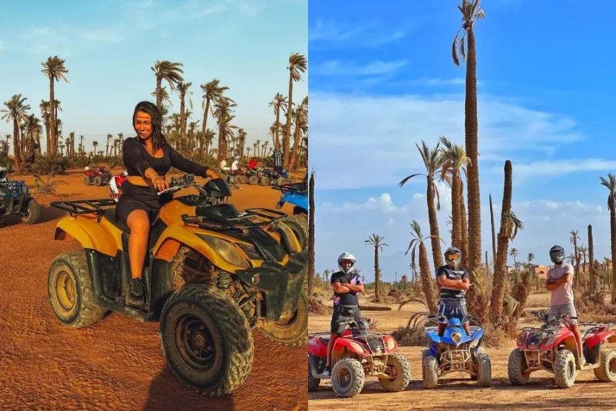 Quad biking in Palm Grove Marrakech