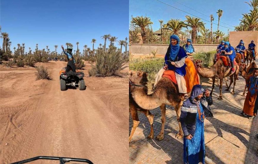 Agafay Desert Day Trip Quad + Camel + Lunch + Swimming Pool