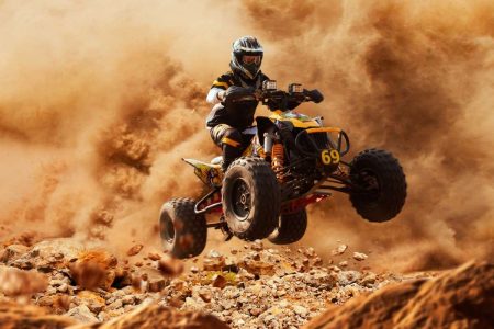 Do you get dirty quad biking in Marrakech?