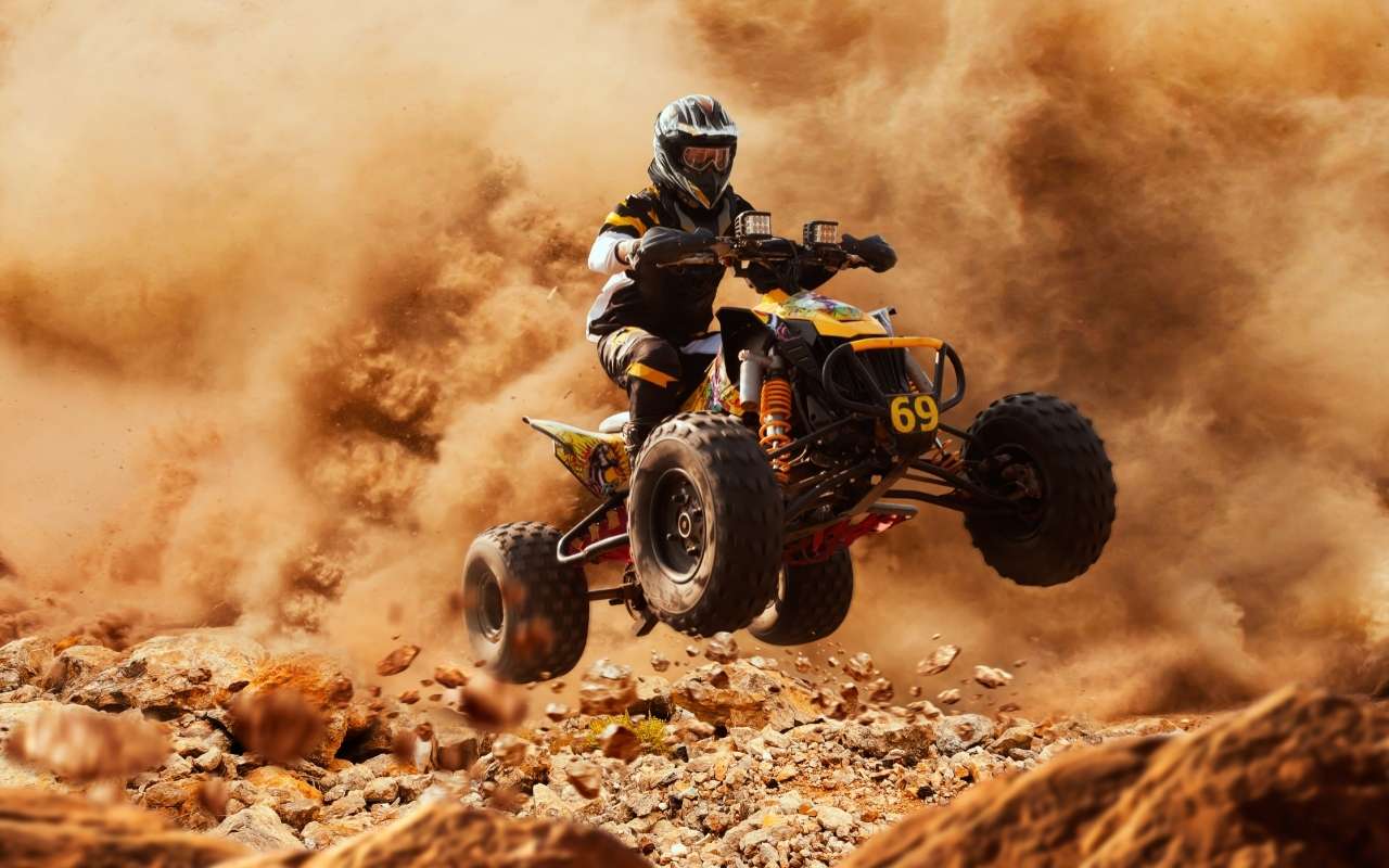 Do you get dirty quad biking in Marrakech?